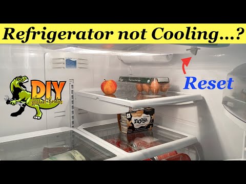 Whirlpool GE Refrigerator not cold/cooling - Reset mother board