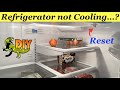 Whirlpool GE Refrigerator not cold/cooling - Reset mother board
