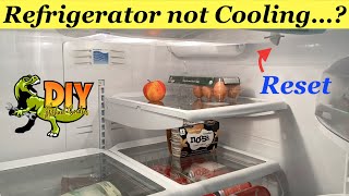 Whirlpool GE Refrigerator Not Cold/Cooling - Reset Mother Board