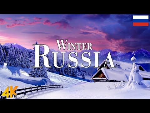 Winter Russia 4K Ultra HD • Stunning Footage USA, Scenic Relaxation Film with Calming Music
