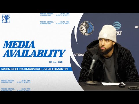 Jason Kidd, Naji Marshall & Caleb Martin | Media Availability vs DEN | 01/14/26