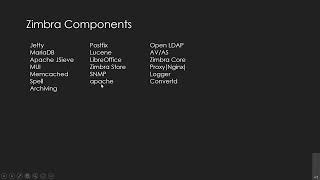 Zimbra Architecture
