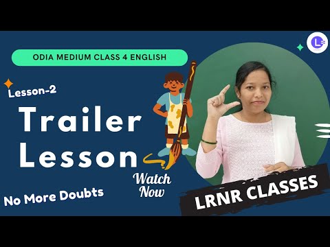 Odia Medium Class 4 English Trailer Lesson 2 Stand Up || Dogs I Know || LRNR Classes