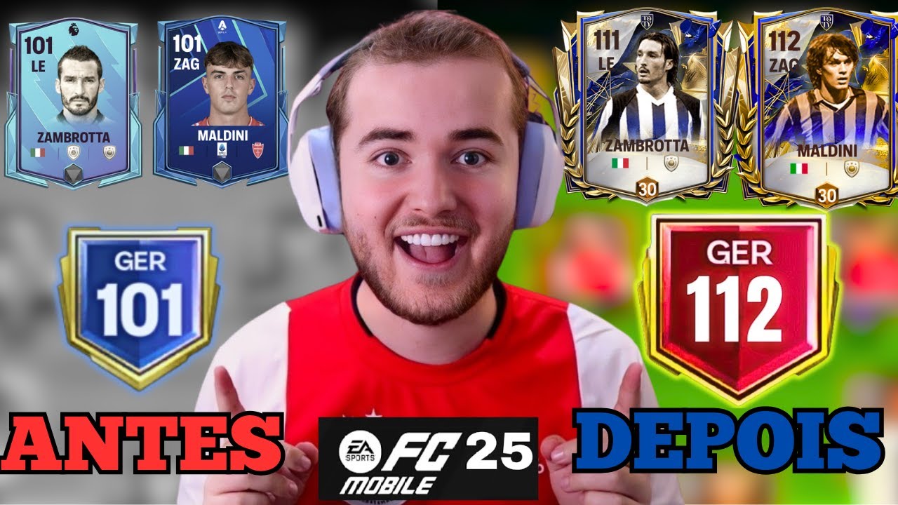 TRANSFORMEI o TIME do INSCRITO pro GER MÁXIMO no FC Mobile