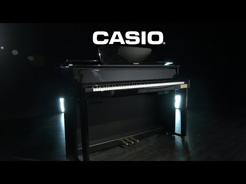 Casio GP500 Grand Hybrid Digital Piano Polished Ebony | Gear4music demo