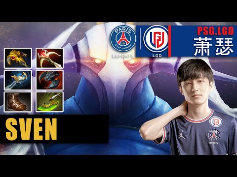 Sven Safelane | PSG.LGD.Ame | AME GOD SUPER PRO GAME HARD CARRY COMEBACK | 7.31d Gameplay Highlights