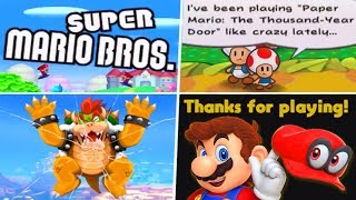 Evolution of 4th Wall Breaks in Super Mario Games (1986 - 2019)