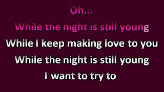 Billy Joel - The Night Is Still Young