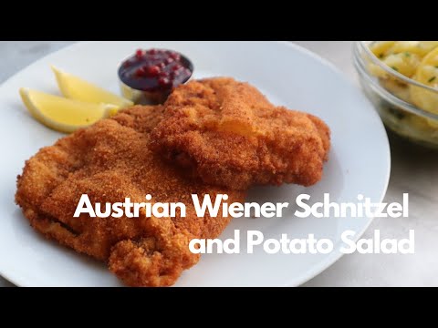 Authentic Austrian Wiener Schnitzel & Potato Salad (Erdäpfelsalat) | Classic Recipe from Scratch