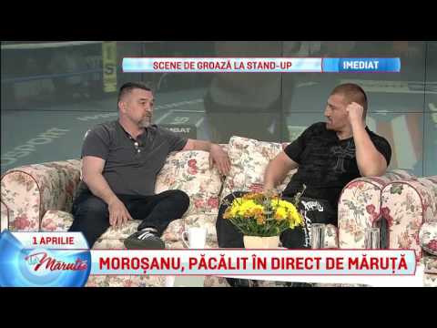 Morosanu, pacalit in direct La Maruta