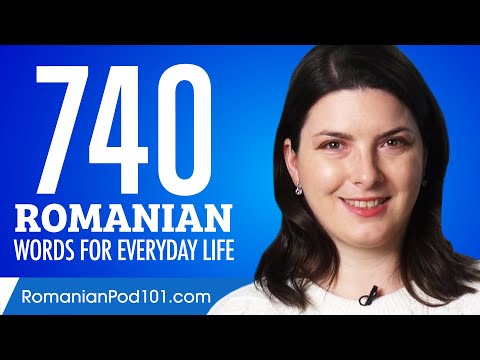 740 Romanian Words for Everyday Life - Basic Vocabulary #37