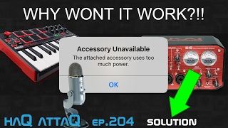 Accessory Unavailable │ Problems connecting USB stuff  to iPad and iPhone - haQ attaQ 204