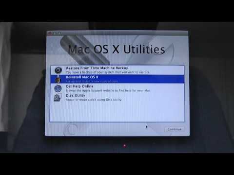 comment installer mac os x 10.7