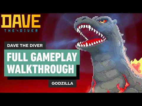 Dave the Diver x Godzilla DLC Full Gameplay Walkthrough + Kaiju Codex | No Commentary
