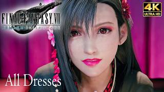 【FF7リメイク】全ドレスムービーまとめ ティファ エアリス クラウド【ファイナルファンタジーVII】日本語音声 日本語字幕 4K60FPS FINAL FANTASY VII REMAKE
