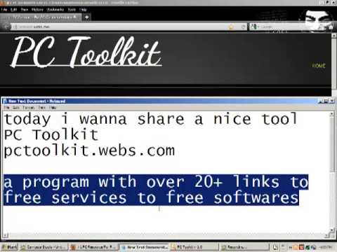 PC Toolkit **RELEASED 11-05-2013