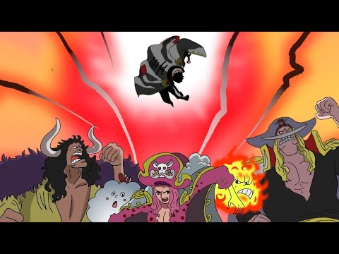 GARP ATTACKS WHITEBEARD KAIDO AND BIG MOM! Fan animation | One piece chapter 1161