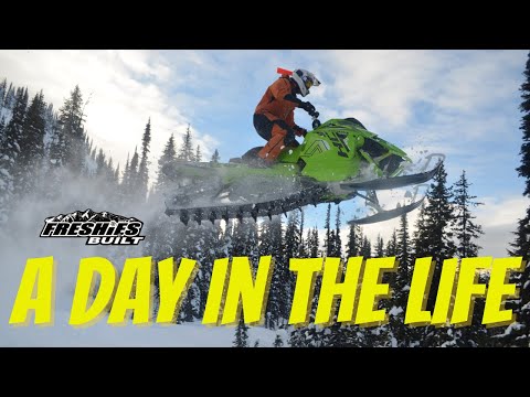 A Day in the Life of a Backcountry Snowmobile Guide | FRESHIES BUILT VLOG 6