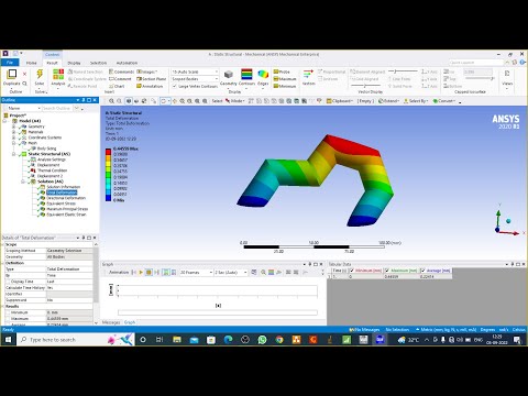 Ansys Simulation - Thermal Stress + Thermal Strain | Static Structural | Thermal Conditions in Ansys