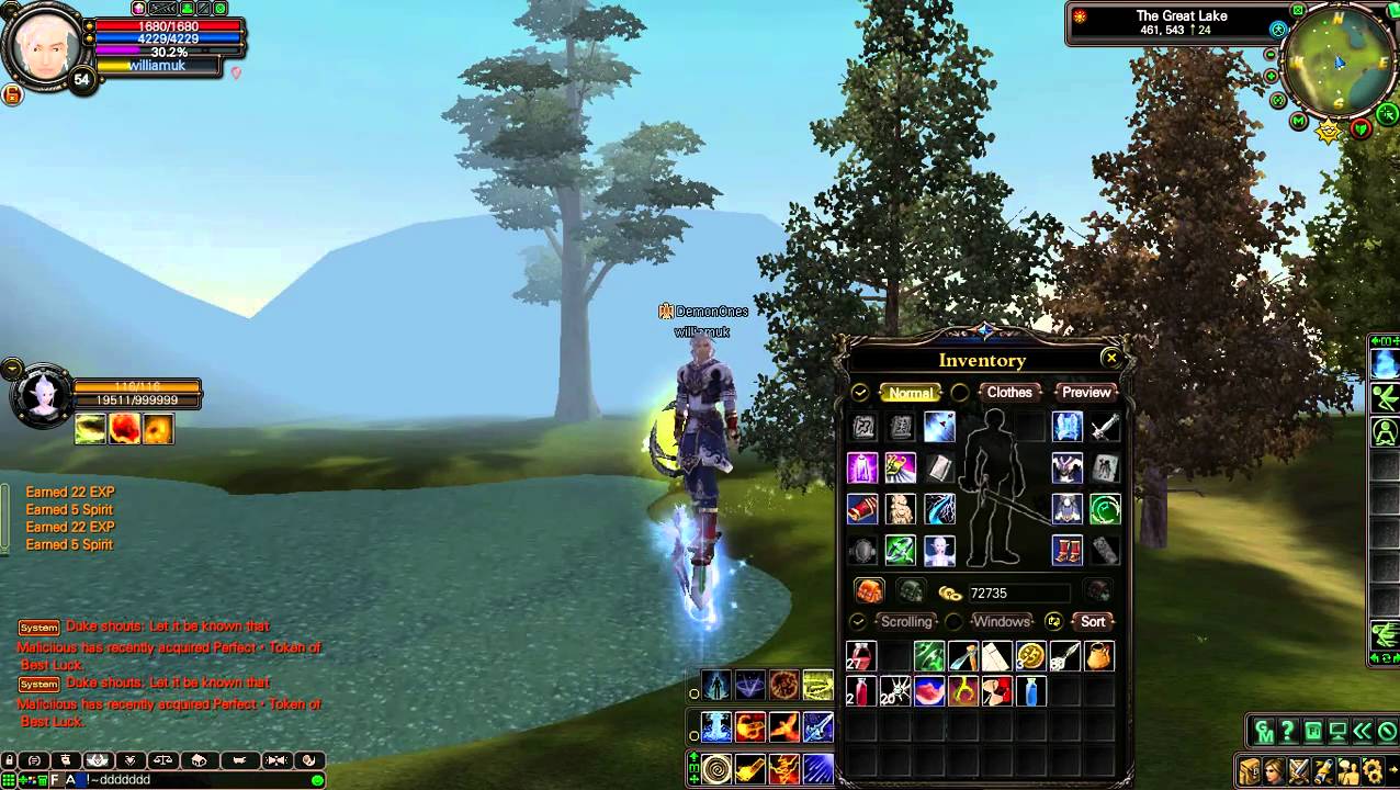 level 54 wizard (perfect world) see my weapon