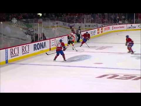 Gorges broke the glass @ Flyers