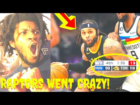 RAPTORS VS TIMBERWOLVES REACTION 2023 MINNESOTA TIMBERWOLVES VS TORONTO RAPTORS HIGHLIGHTS REACTION