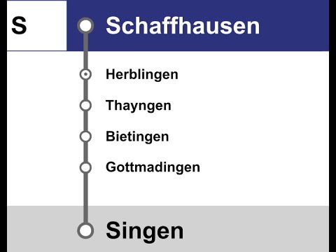 SBB GmbH Ansagen » S Schaffhausen — Singen (Hohentwiel) (2023) | Rhyhas | SLBahnen