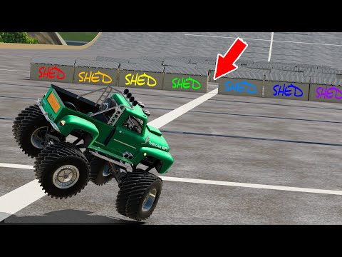 Beamng.Drive - High speed freaky jumps #90 | CrashTherapy