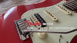 Video thumbnail for Fender: American Ultra Luxe Vintage '60s Stratocaster® HSS by Brett Kingman