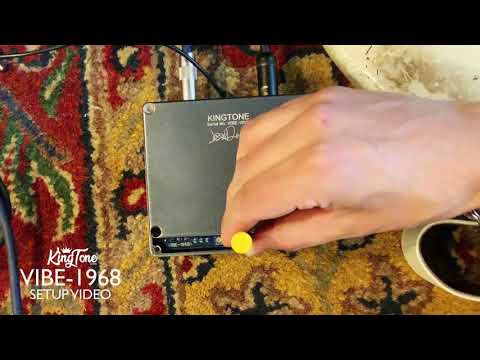 KINGTONE VIBE-1968 Volume boost setting and Bulb adjust