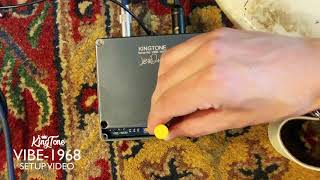 Video thumbnail for KINGTONE VIBE-1968 Volume boost setting and Bulb adjust by KingTone