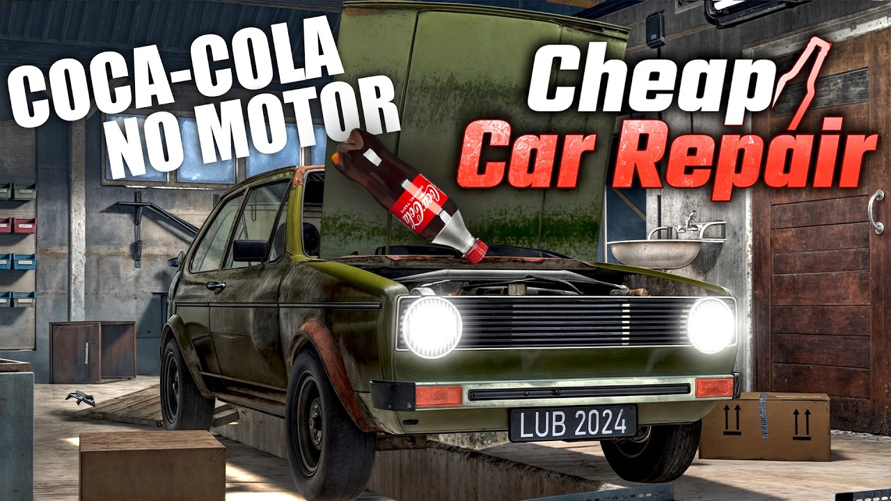 COLOQUEI COCA NO LUGAR DO ÓLEO - Cheap Car Repair #1