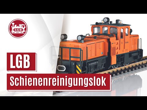 Frühjahrsputz mit der LGB Schienenreinigungslok