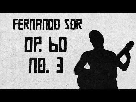 Fernando Sor op. 60 no. 3