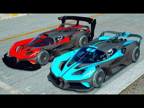 Bugatti Bolide GTR Concept vs Bugatti Bolide Stock - Crazy speed difference 🔥