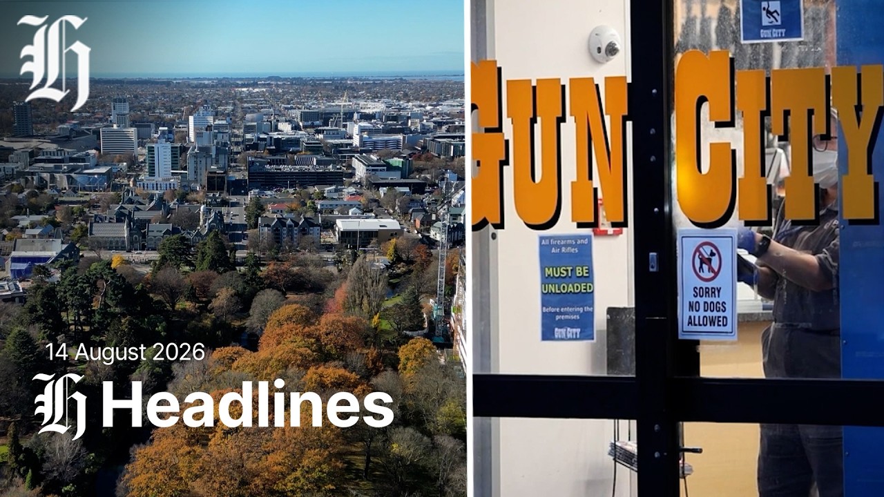 NZ Herald Afternoon Headlines | Friday, August 14, 2026