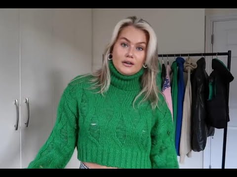 Green turtleneck