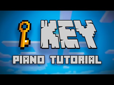 C418 - Key (from Minecraft) - Piano Tutorial
