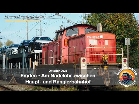 Eisenbahn in Emden • Am Nadelöhr zwischen Haupt- und Rangierbahnhof