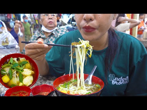 Num Banhjok Sroas - $1.50 For A Bowl Of Fish Soup With Rice Noodle - Toultompong Street Food