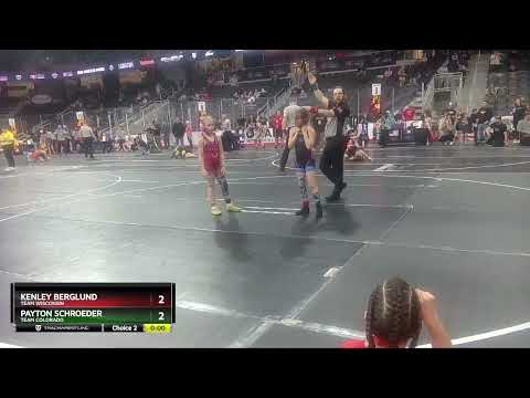 65 Lbs Quarterfinal - Kenley Berglund, Team Wisconsin Vs Payton Schroeder, Team Colorado 6826