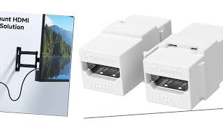 🔌 Cable Matters 8K HDMI Keystone Jack – High-Performance Wall Plate Connection