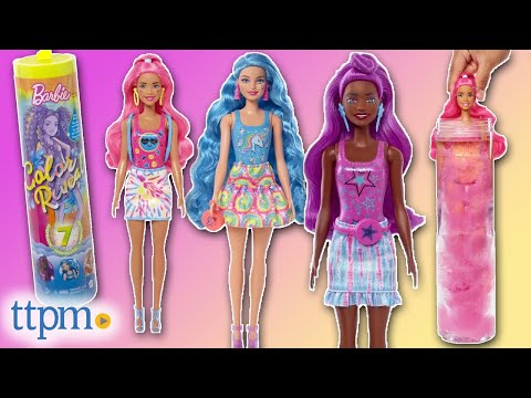 Mattel Lėlė Barbie Color Reveal neoninių spalvų dažymo rinkinys