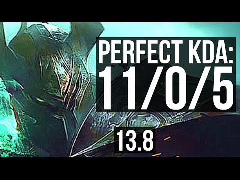MORDEKAISER vs PANTHEON (TOP) | 11/0/5, Legendary | KR Diamond | 13.8