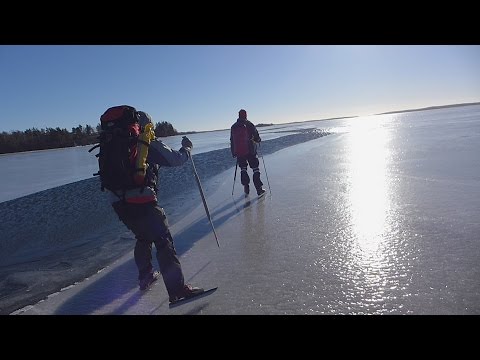 SKRIDSKO 2017 - ISKANT och SALSGOLV på ÖSTRA MÄLAREN 25 feb