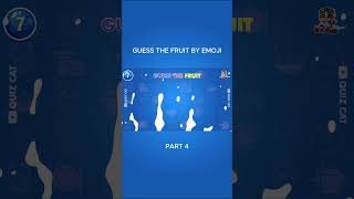 Guess The Fruit By Emoji? 🍎🍌 || Emoji Quiz || Quiz Cat