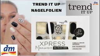 Nagelfolien aus der Drogerie DM Trend it up Xpress Manicure I Mamacobeauty