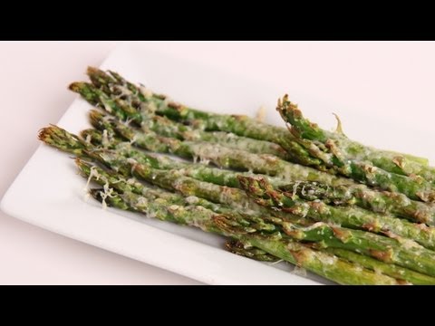 Parmesan Roasted Asparagus Recipe - Laura Vitale - Laura in the Kitchen Episode 370