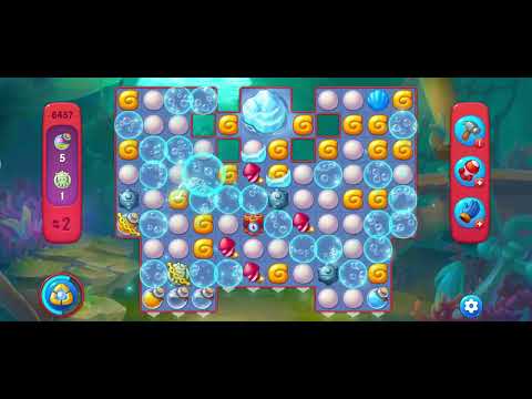 Fishdom Gameplay 🐠 SUPER HARD LEVEL 6457 🥵 Fishdom Ads Mini Games  #fishdomgame