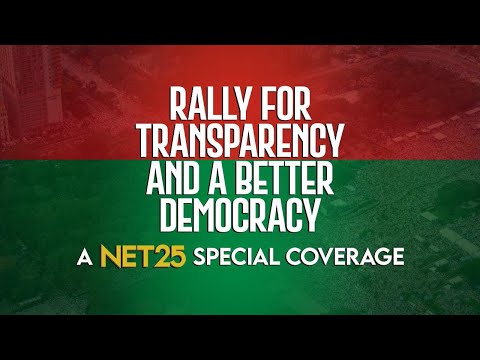 RALLY FOR TRANSPARENCY AND A BETTER DEMOCRACY | NET25 SPECIAL COVERAGE | Nov. 17, 2025